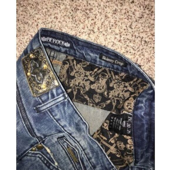 Express Jeans REROCK Skinny Crop Size 30 NWT - Picture 4 of 6